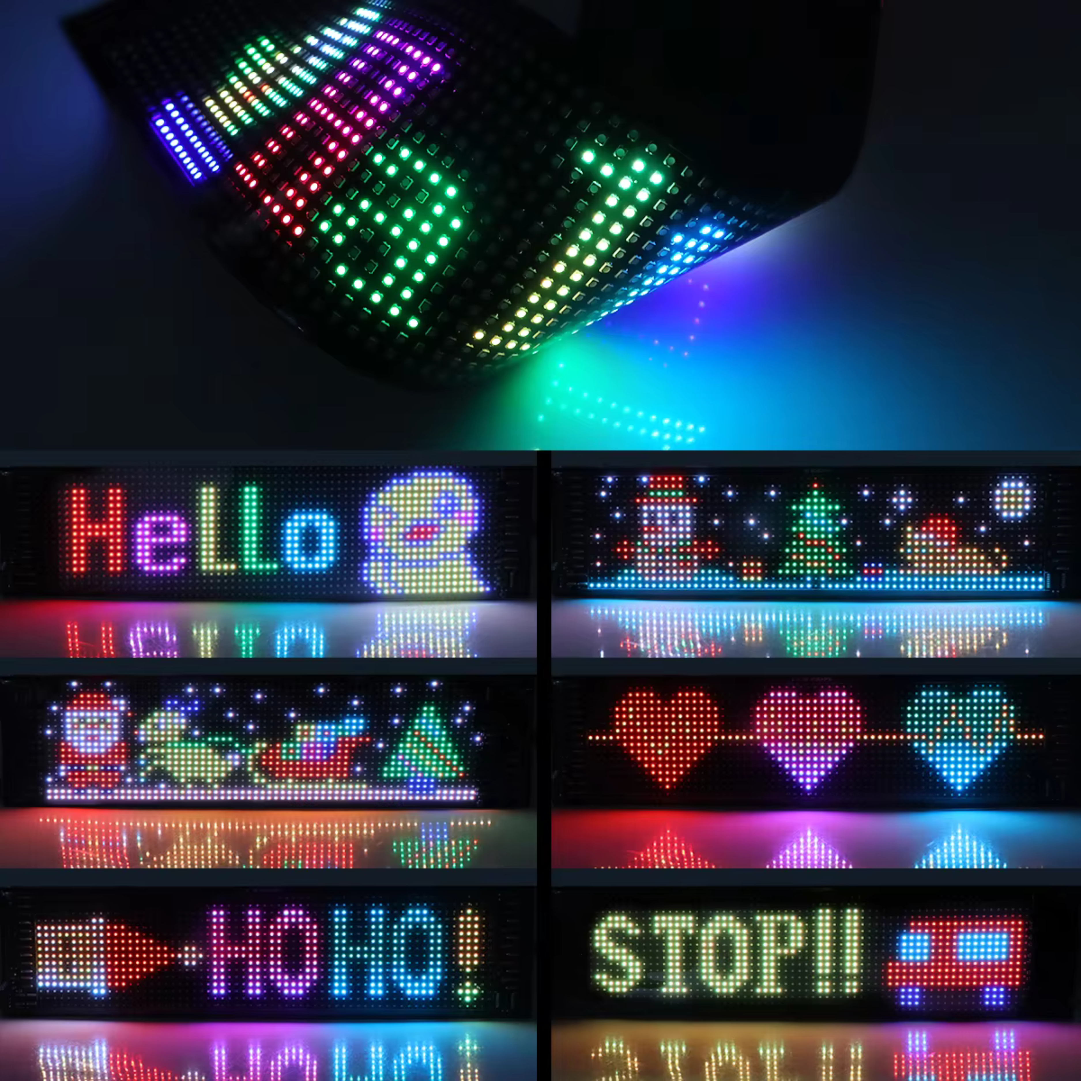 FlexiGlow™ | LED-Anzeigetafel