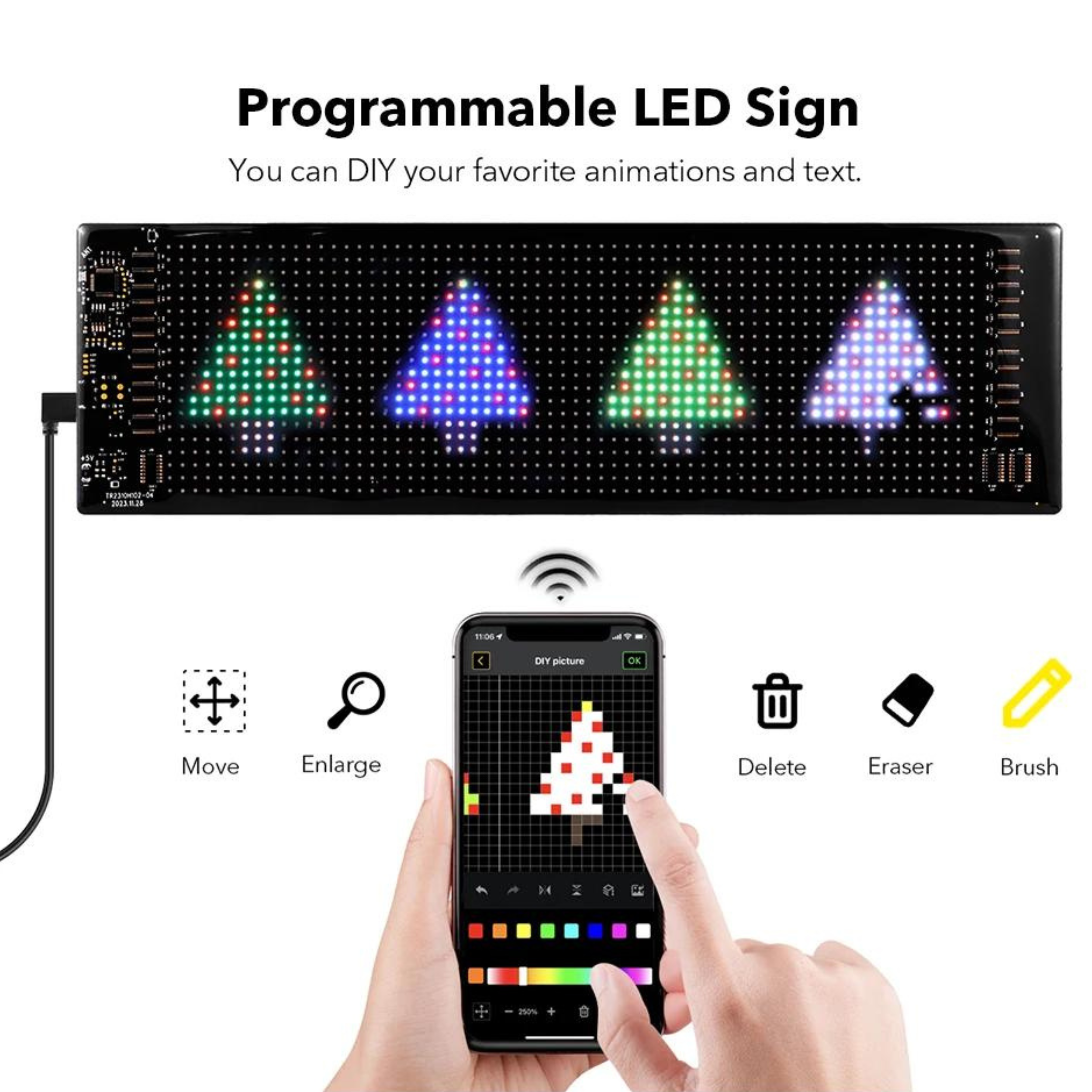 FlexiGlow™ | LED-Anzeigetafel