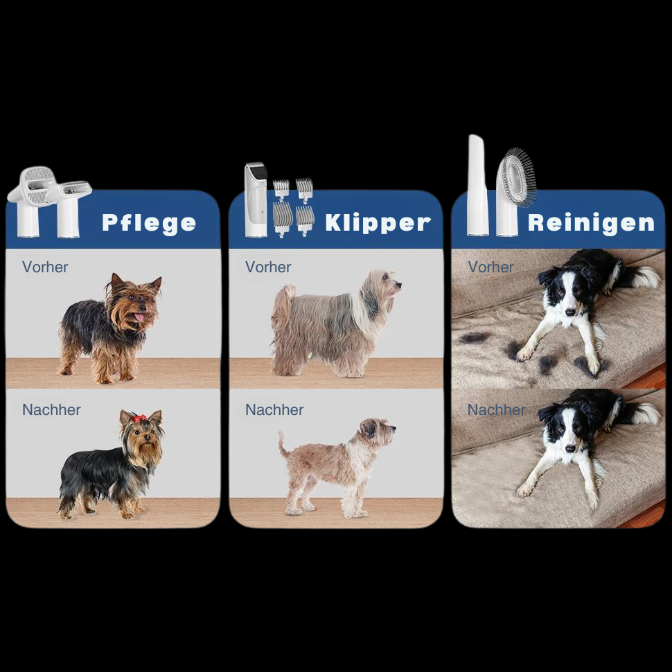 Haustierpflege-Set™ | Leistungsstark & Leicht
