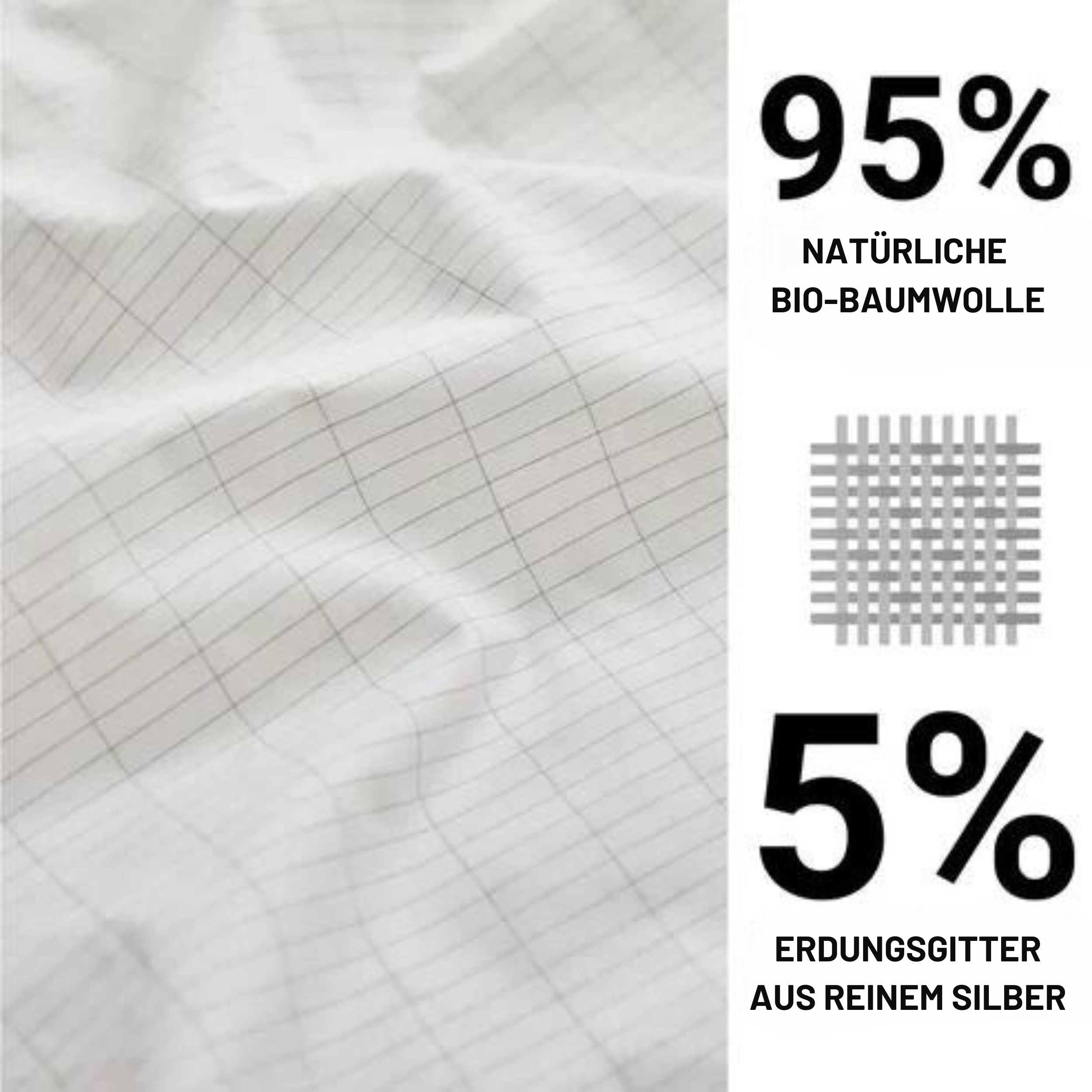 Erdverbunden™ | Bettlaken mit Erdung